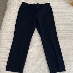 Navy Blue Crosby Pull On Crop pants, size 6